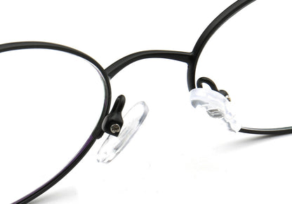 Adeline | Vintage Oval Reading Glasses Anti Blue
