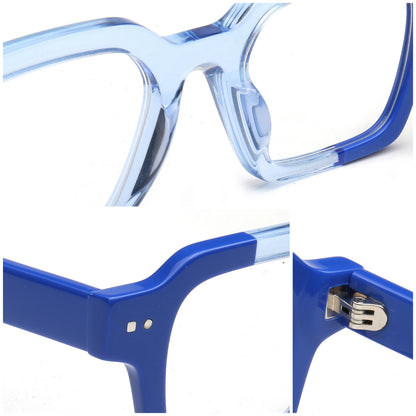Koa | Vintage Two-Tone Square Eyeglass Frames
