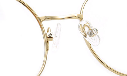 nose pads of gold eyeglasses frames