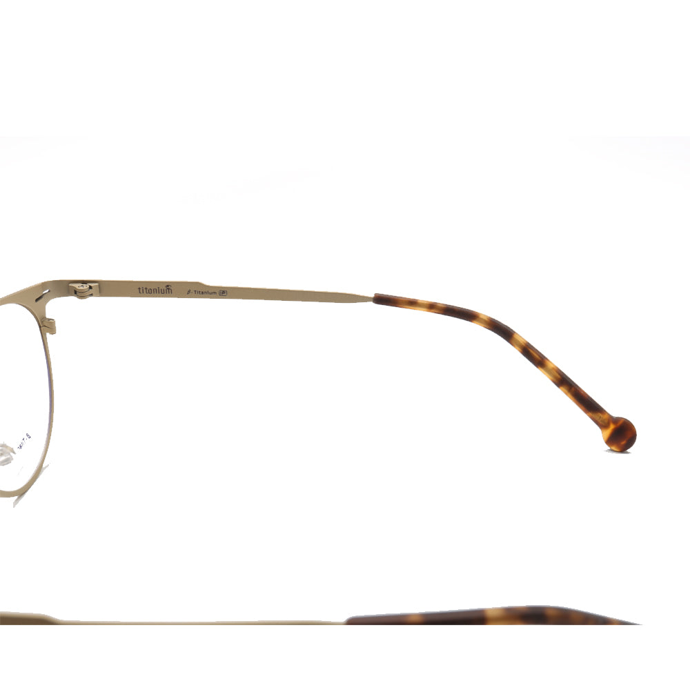 Temple of round titanium eyeglasses frames