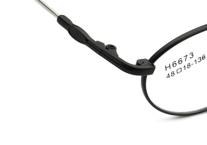 Adeline | Vintage Oval Reading Glasses Anti Blue