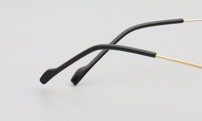 Theodore｜Rectangle Rimless Sunglasses Polarized UV400
