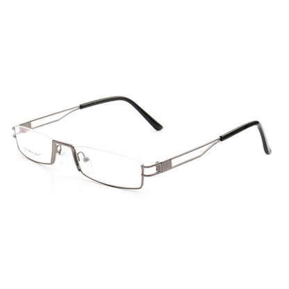 Kelcey | Rectangle Half Rim Metal Glasses Frames