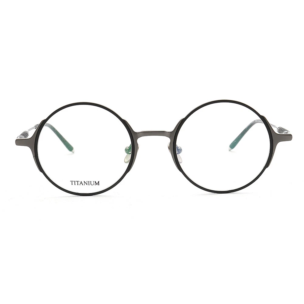 Leon | Retro Round Titanium Glasses Frames