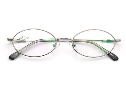 Adeline | Vintage Oval Reading Glasses Anti Blue