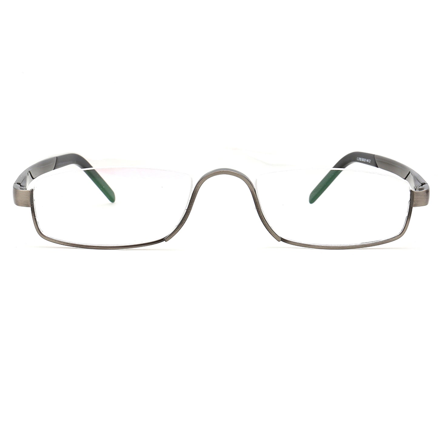 Kelcey | Montures de lunettes rectangulaires à demi-cercle en métal