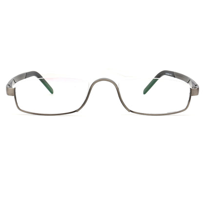 Kelcey | Montures de lunettes rectangulaires à demi-cercle en métal