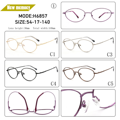 Lisa | Womens Oval Flexible Memory Metal Glasses