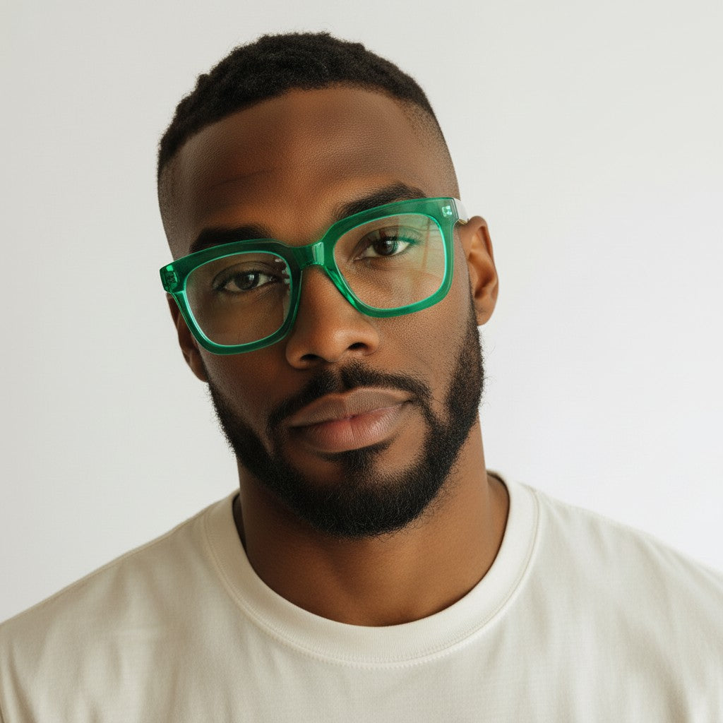 Jackie | Trendy Bulky Square Eyeglasses Frames