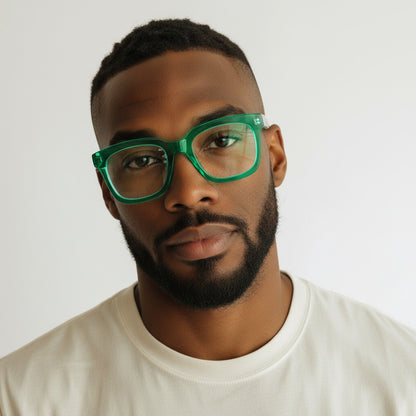 Jackie | Trendy Bulky Square Eyeglasses Frames