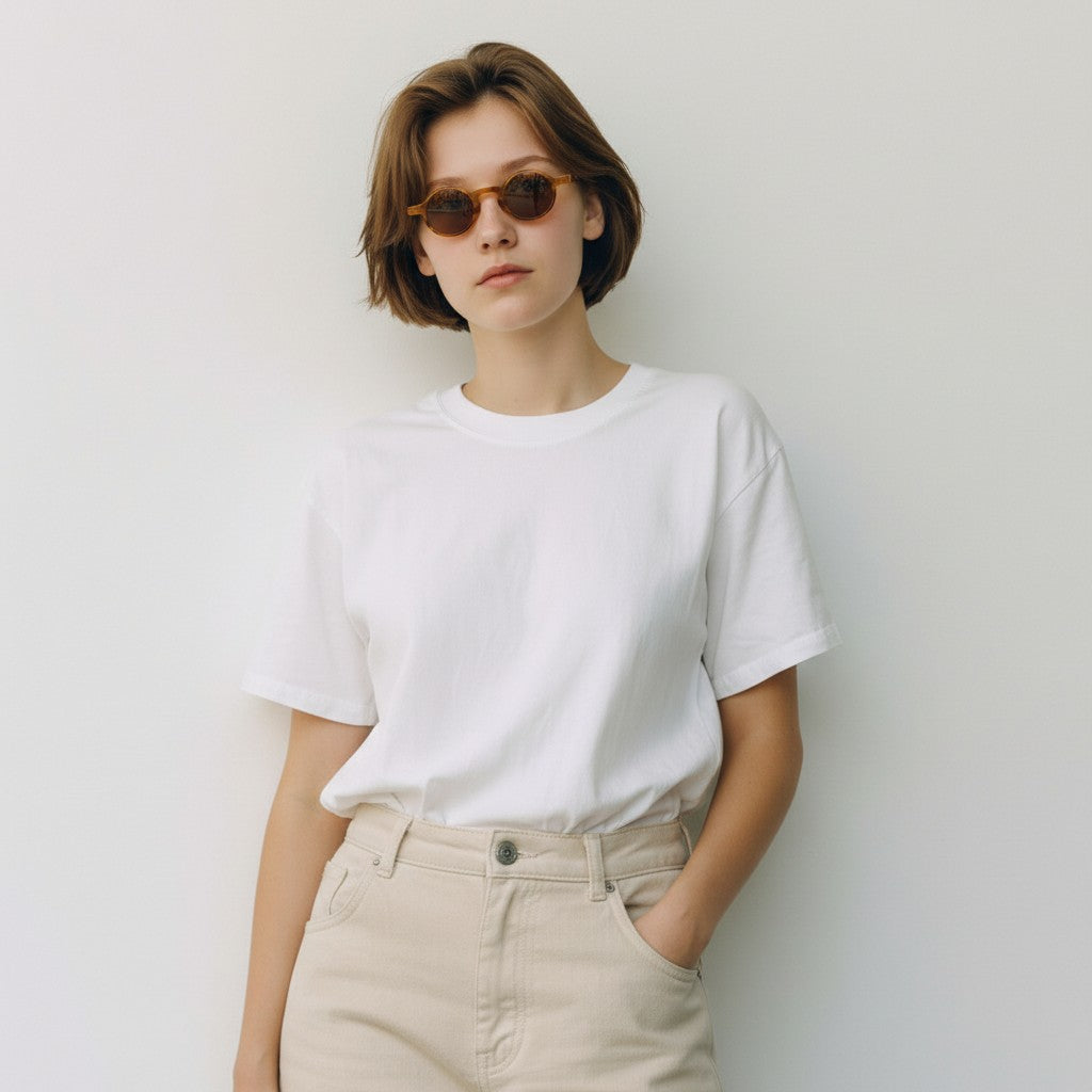 Couronne | Lunettes de soleil polarisées rondes rétro pour hommes | lunettes de soleil vintage pour femmes UV400