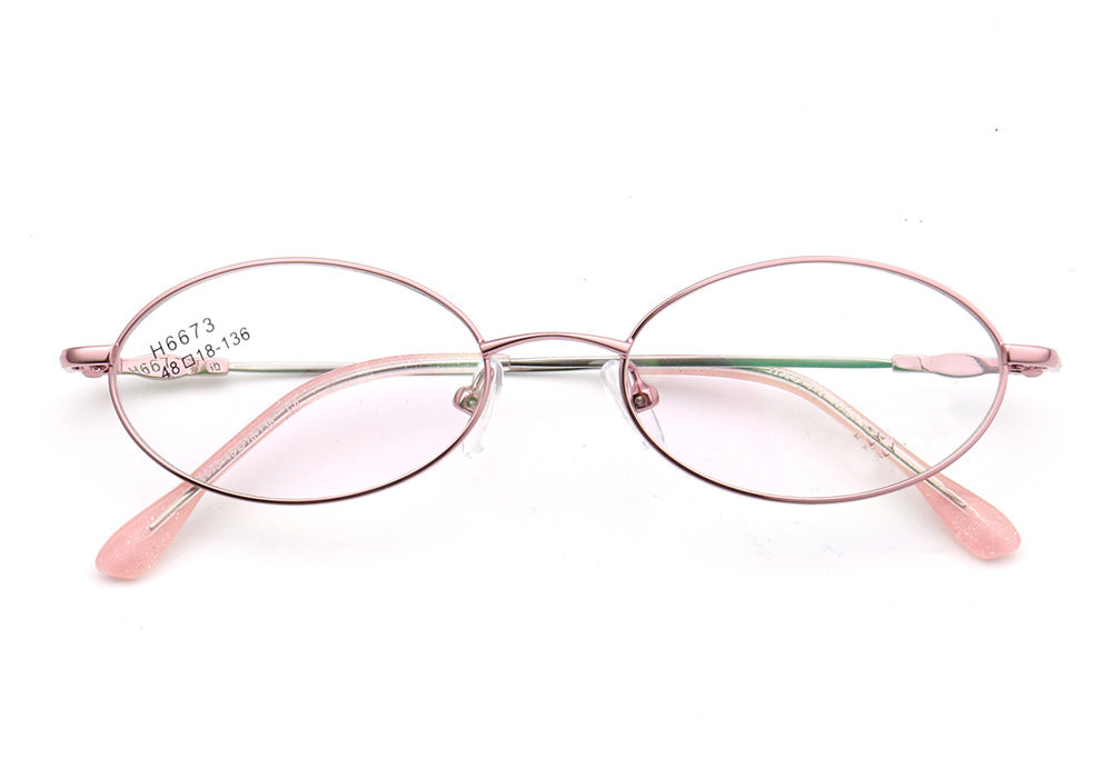 Adeline | Vintage Oval Reading Glasses Anti Blue