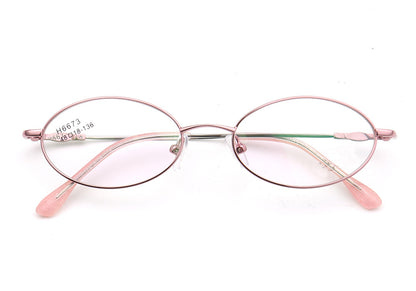 Adeline | Vintage Oval Reading Glasses Anti Blue