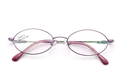 Adeline | Vintage Oval Reading Glasses Anti Blue