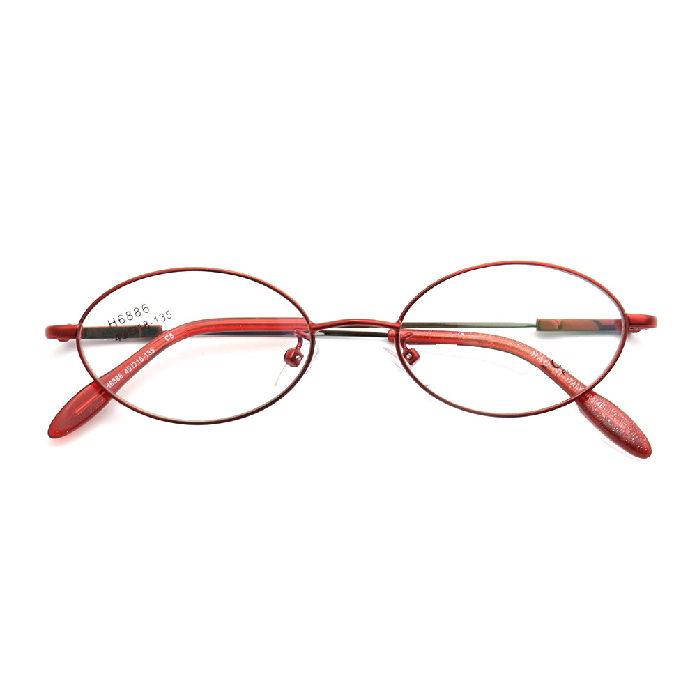 Amy | Flexible Memory Metal Oval Eyewear Frames