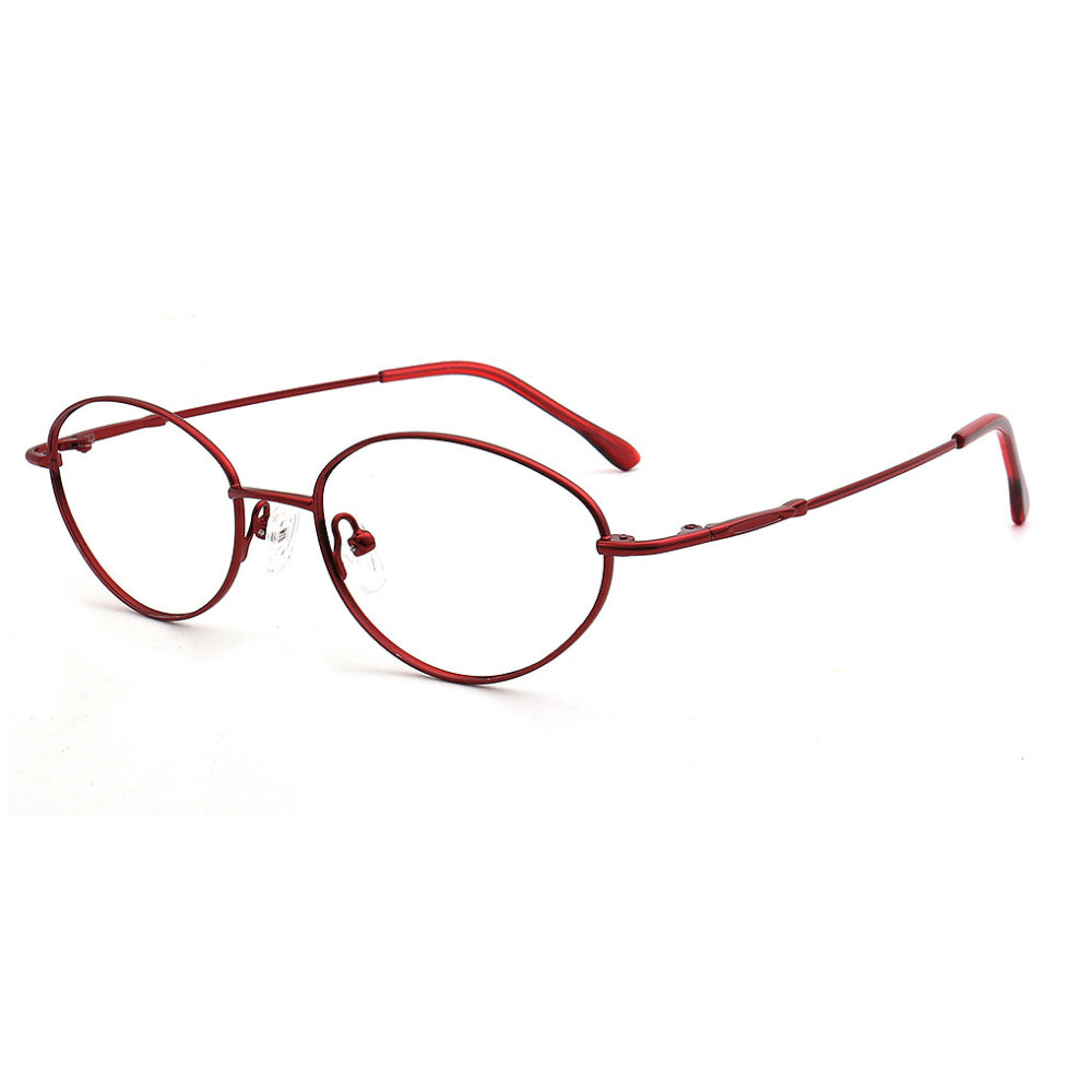 Lisa | Womens Oval Flexible Memory Metal Glasses