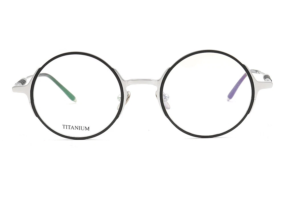 Leon | Retro Round Titanium Glasses Frames