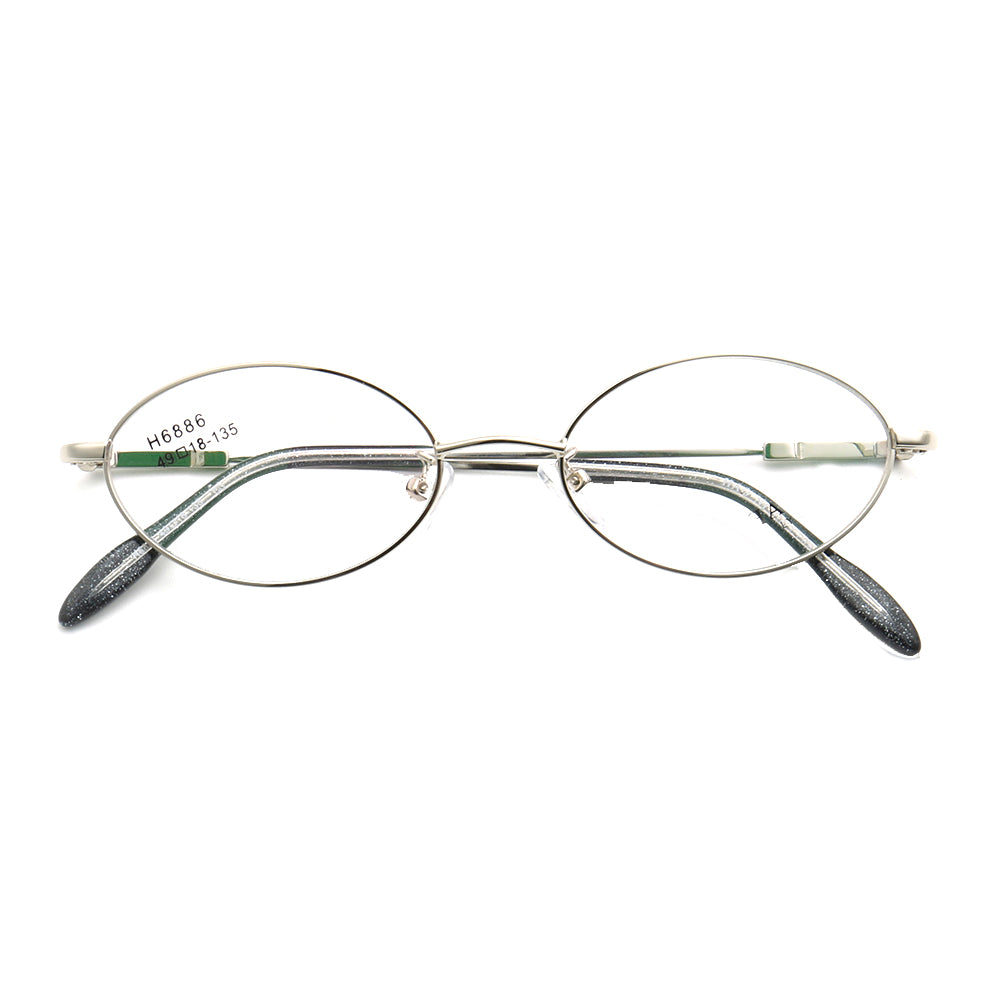 Amy | Flexible Memory Metal Oval Eyewear Frames