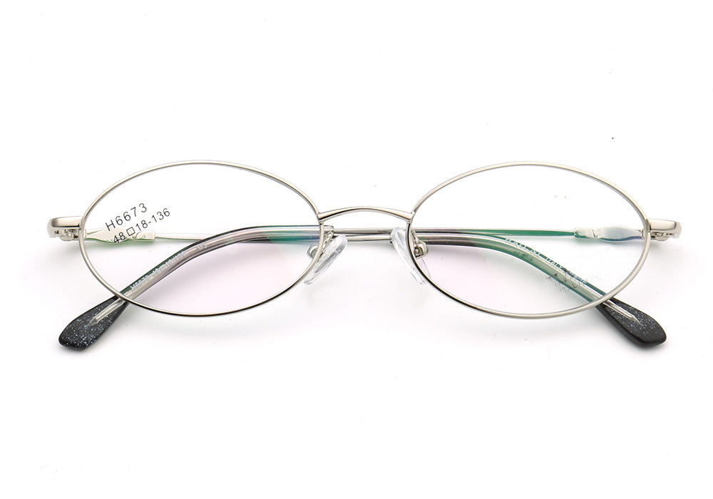 Adeline | Vintage Oval Reading Glasses Anti Blue