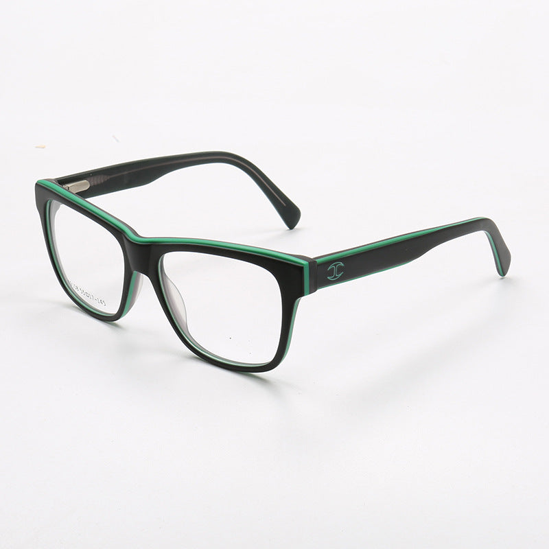 Liam Two Toned Oversized Acetate Eyeglasses For Men Classic