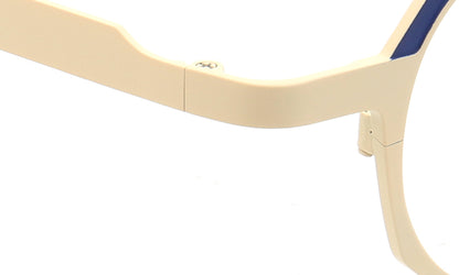 Temple of multicolored titanium glasses frames