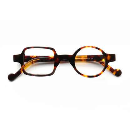 Tortoise shell mismatch acetate eyeglasses frames