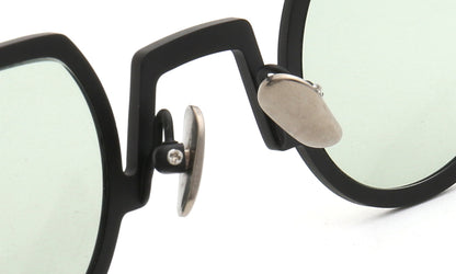 Nose pads of round titanium sunglasses