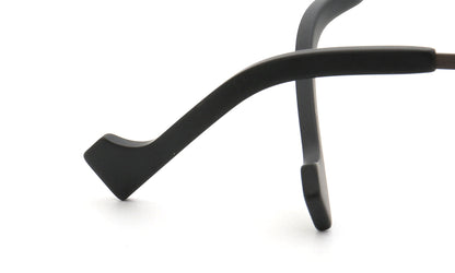Temple tips of round titanium sunglasses