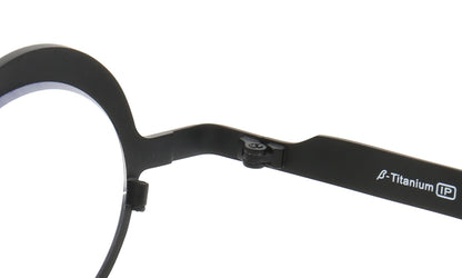 Inner hinge of round titanium anti blue glasses