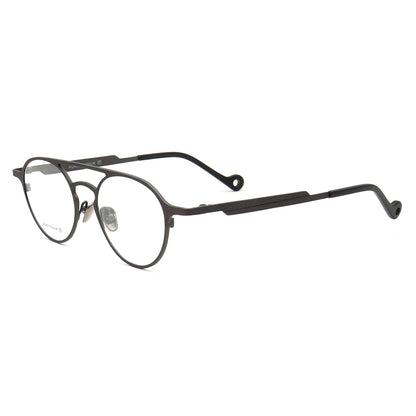 Jacques | Anteojos de titanio redondos, finos y ligeros | Monturas De Gafas Modernas Para Mujer De Doble Puente Online