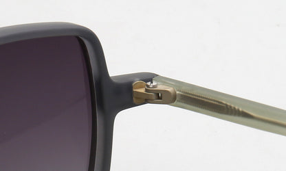 Laurence | Lunettes de soleil unisexes carrées à jante complète | Monture à motifs moderne avec verres polarisés