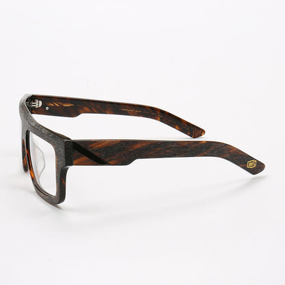 Sable | Lunettes carrées à la mode en acétate à jante complète | Cadres légers avec design à motifs moderne
