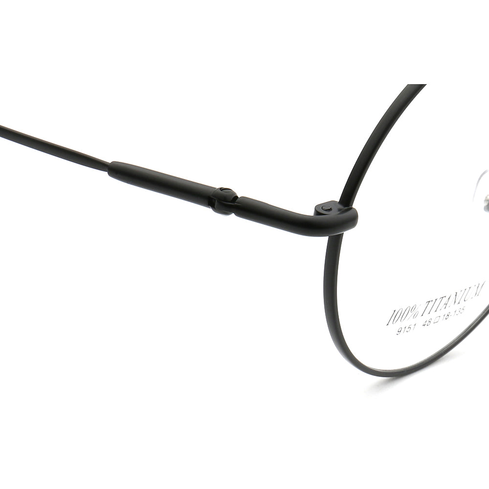 Outer hinge of round memory metal glasses