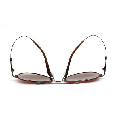 Flexible memory metal pilot sunglasses