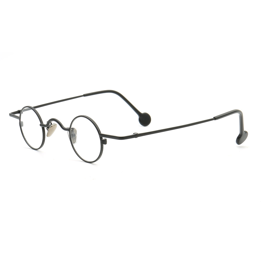 Jefferson | Geek Style Full Rim Metal Eyeglasses | Round Vintage Nerd Glasses Frames