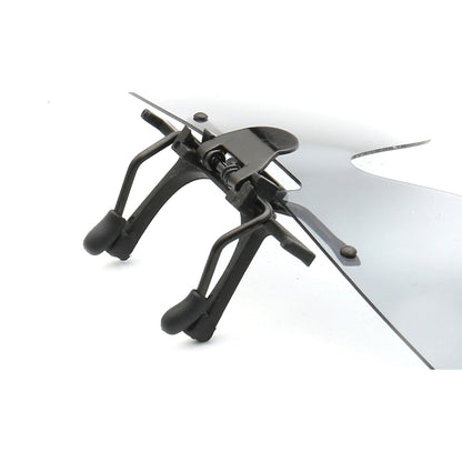Clasps of clip on sunglasses
