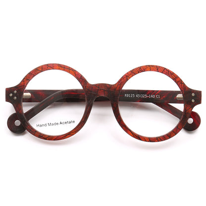 Infinite | Circular Retro Eyewear Frames For Men & Women | Colorful Two Tone Finish
