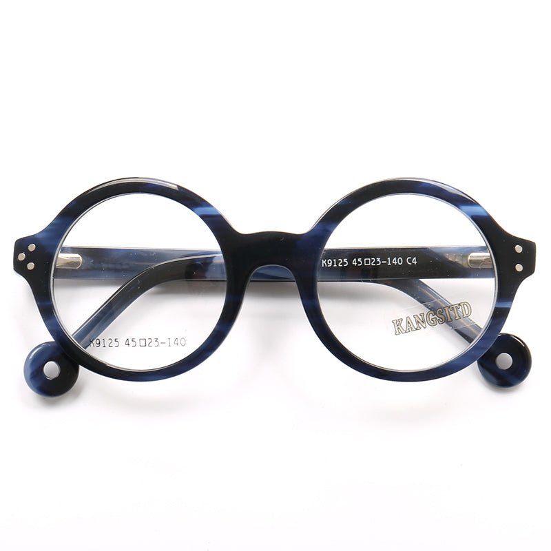 Infinite | Circular Retro Eyewear Frames For Men & Women | Colorful Two Tone Finish