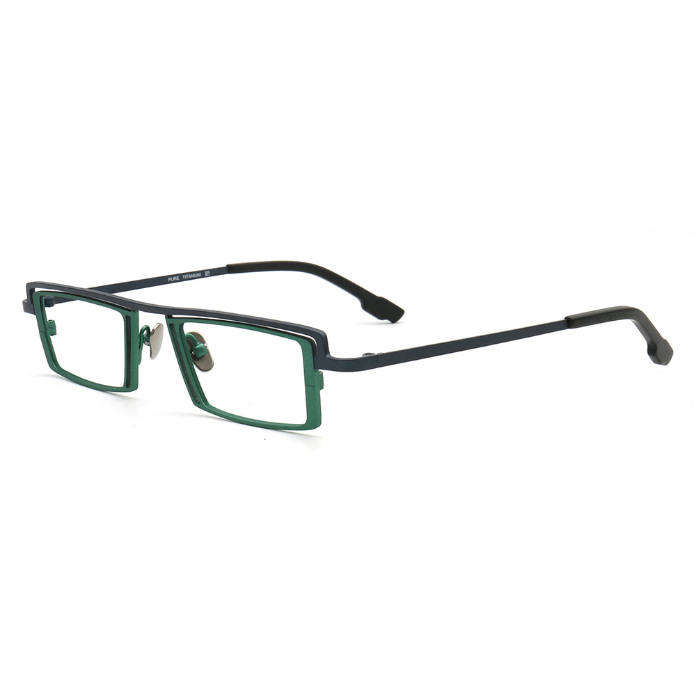 Levi | Rectangular Full Rim Eyeglasses For Men | Modern Business Glasses Frames