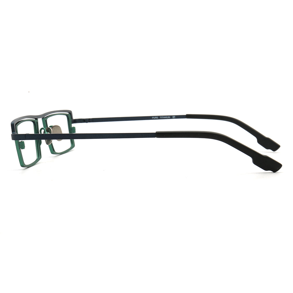Levi | Rectangular Full Rim Eyeglasses For Men | Modern Business Glasses Frames