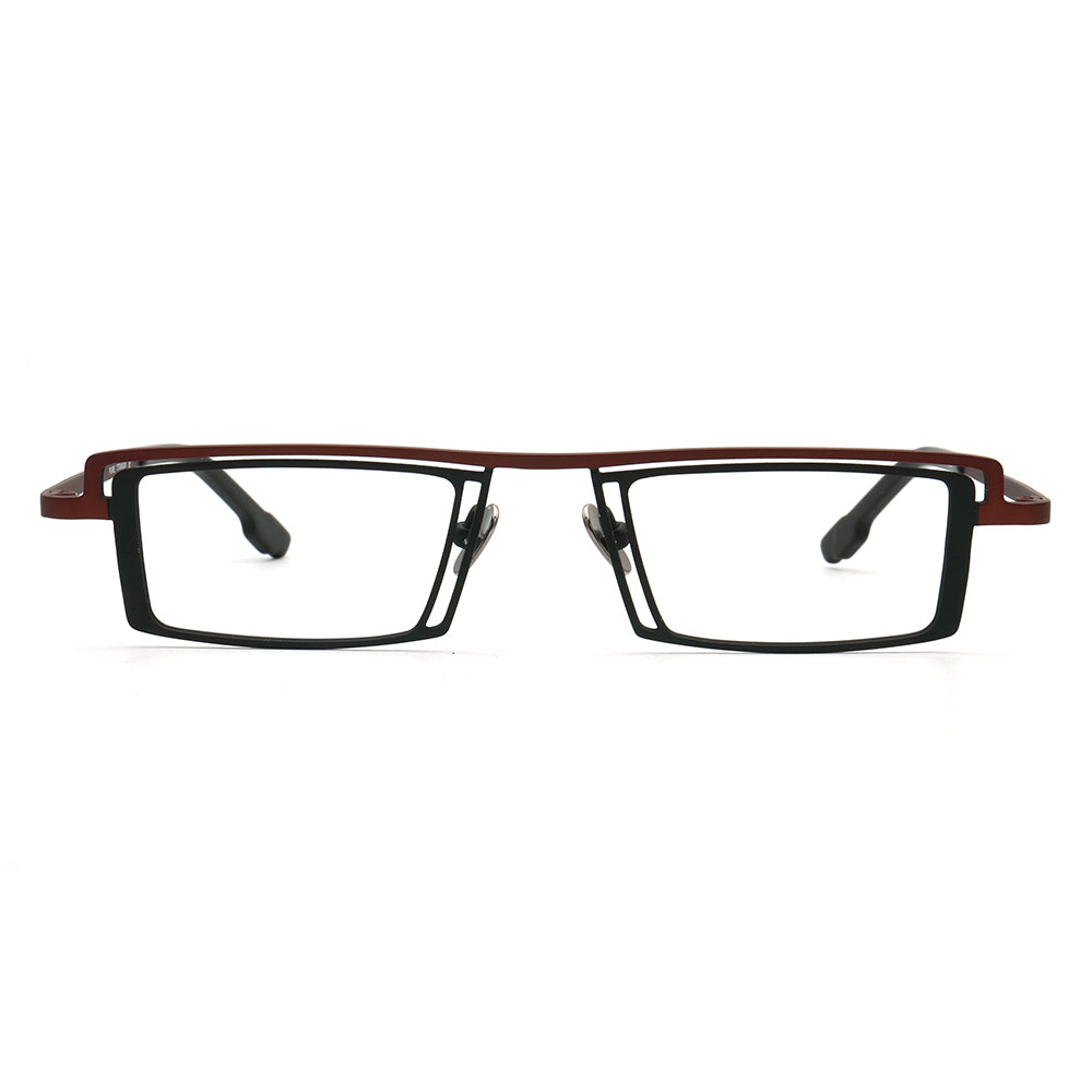 Levi | Rectangular Full Rim Eyeglasses For Men | Modern Business Glasses Frames