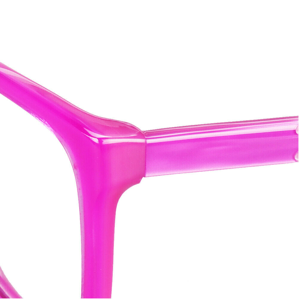 Temple of pink full rim acetate glasses for women