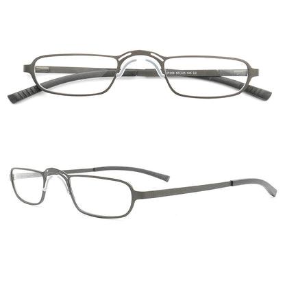Yukon | Montures de lunettes rectangulaires à bord complet en métal | Lunettes d'affaires modernes et légères