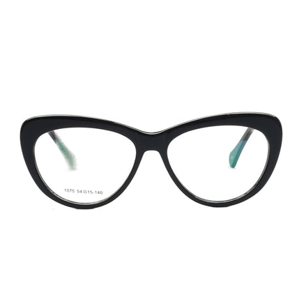 Lynwood | Gafas de ojo de gato para mujer con patrón de caparazón de tortuga | Montura de acetato con patillas de metal.