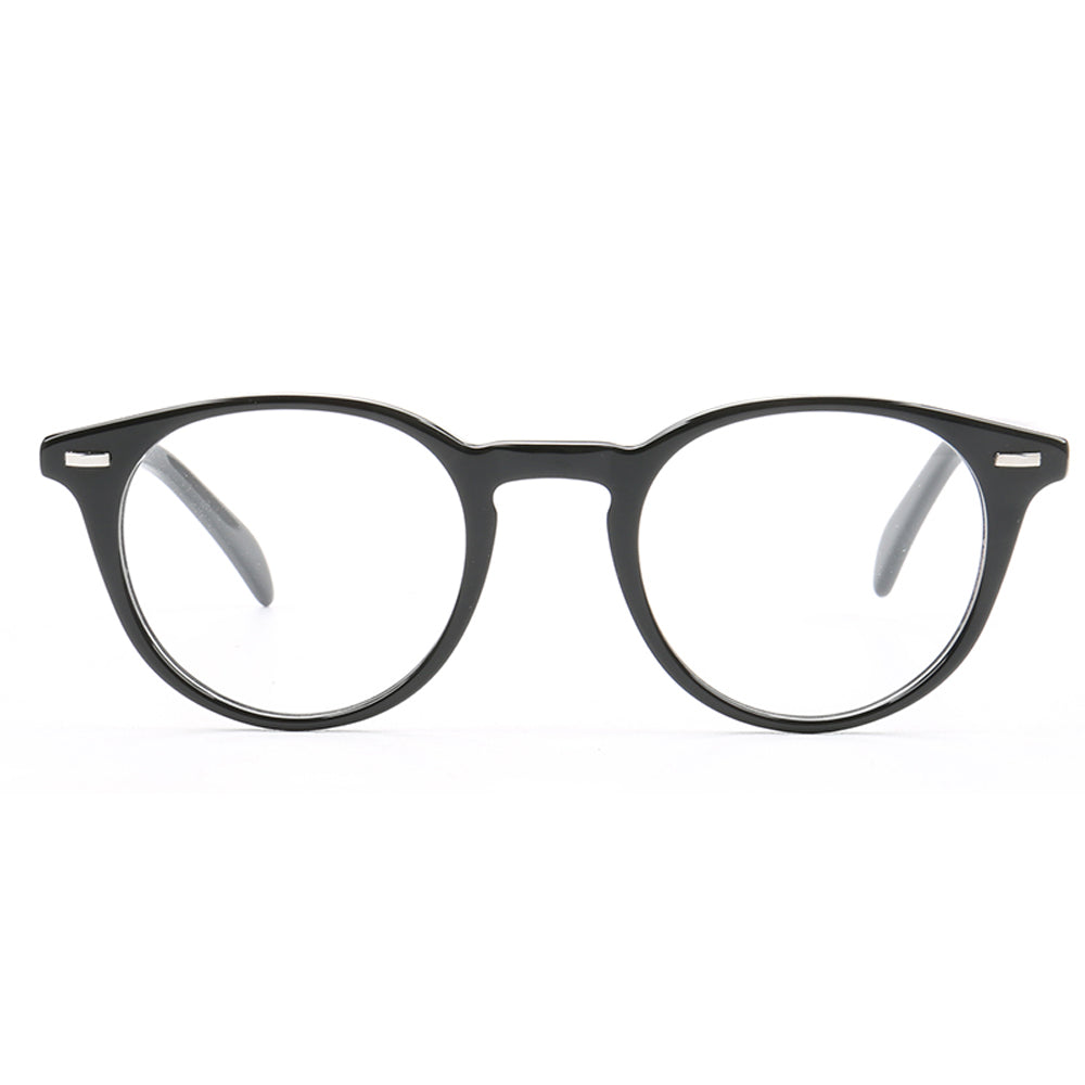 Simple black acetate glasses frames