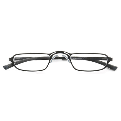 Yukon | Montures de lunettes rectangulaires à bord complet en métal | Lunettes d'affaires modernes et légères
