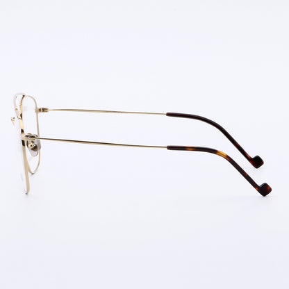 Sergio | Old School Titanium Eyeglasses | 80s Flat Top Frame For Men & Women