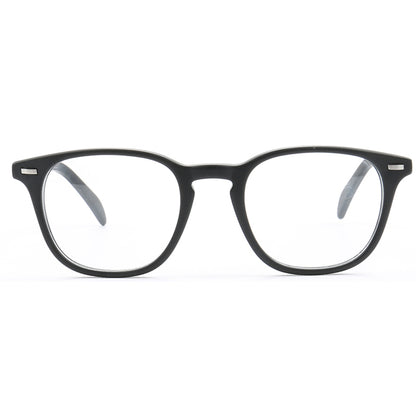 Classic black full rim acetate glasses frames