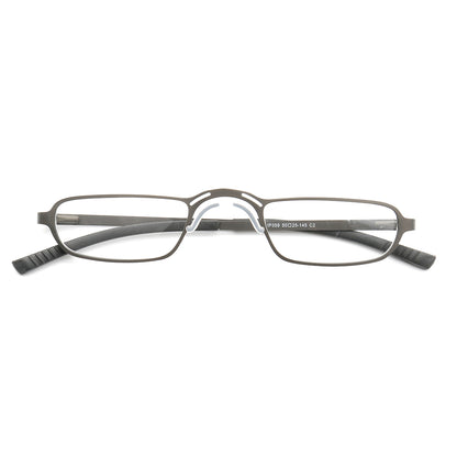 Yukon | Montures de lunettes rectangulaires à bord complet en métal | Lunettes d'affaires modernes et légères