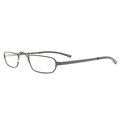 Yukon | Montures de lunettes rectangulaires à bord complet en métal | Lunettes d'affaires modernes et légères